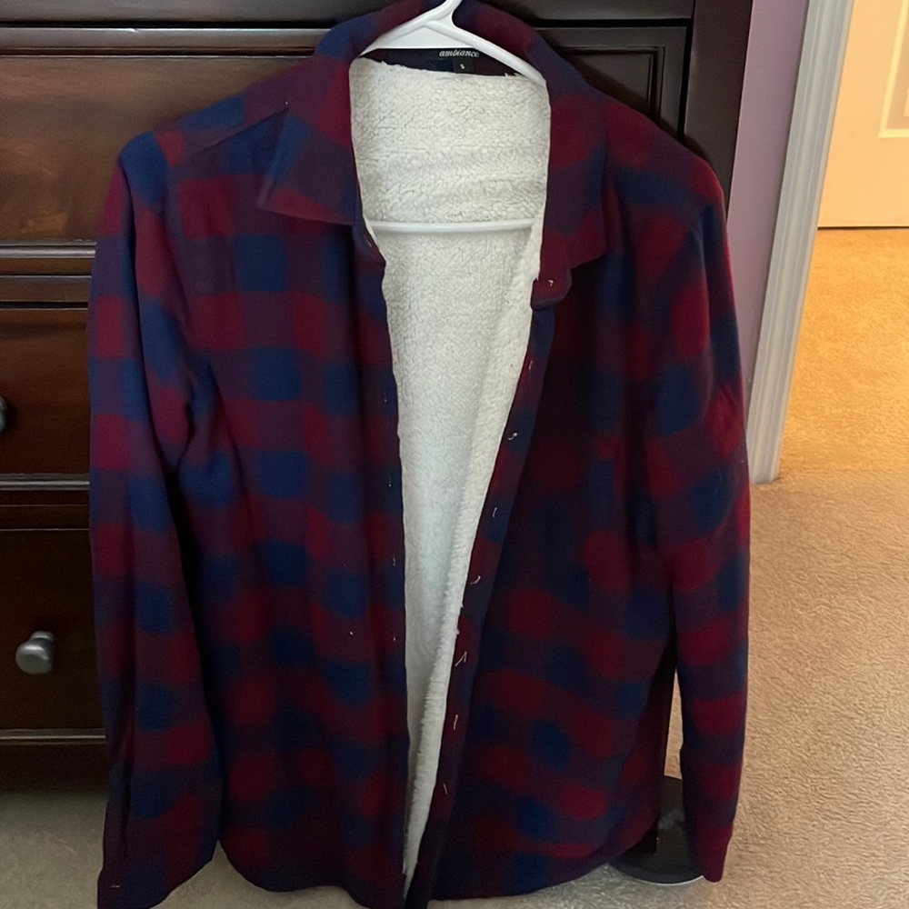 Flannel w/ soft fuzzy inside